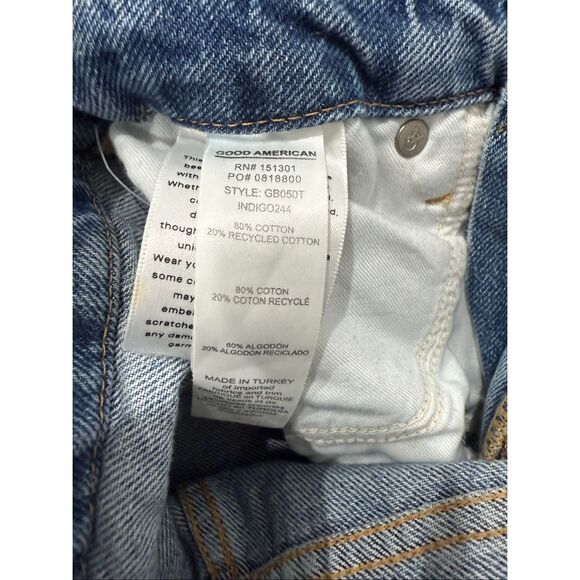 NEW Good American Good Boy Curvy Jean Size 0/25 - Picture 2 of 4